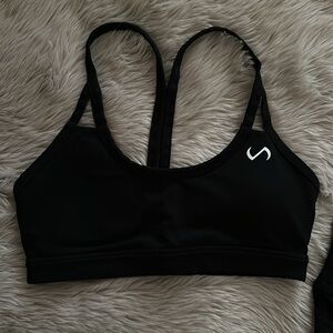 TLF tempo sports bra- black